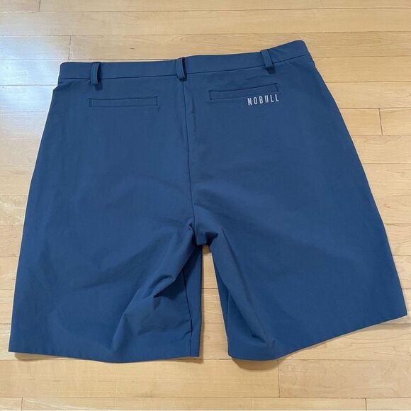 nobull Tour 9" Shorts in Blue Golf 38 - Picture 8 of 11